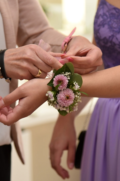 Blumenband für die Braut