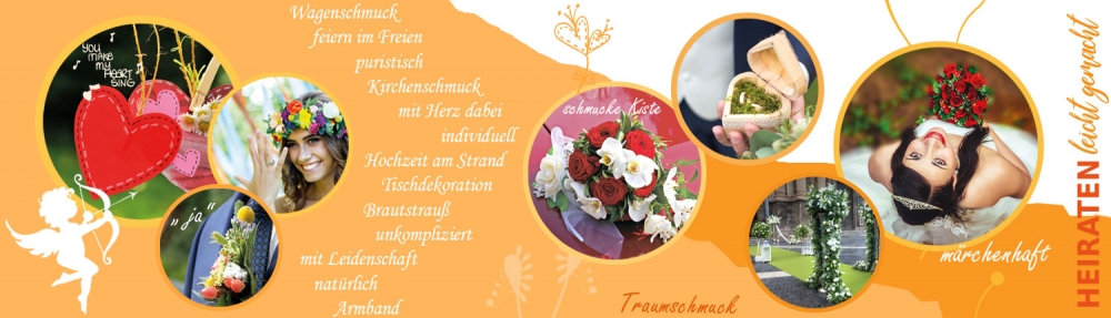 Heiraten mit Blumen vom Florist in Kiel